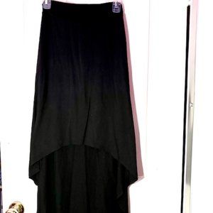 Lily White High Low Skirt Black Size S